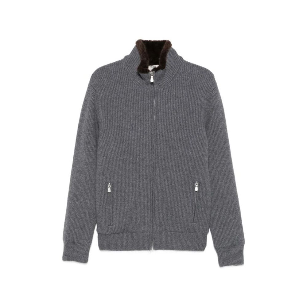 Barba Grey Jackets - Bomber Jackets Men